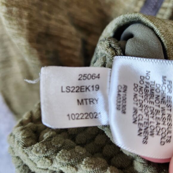 Peter Millar Apollo French Terry Hoodie Women L Green Golf Full Zip Pockets‎ - Picture 8 of 11